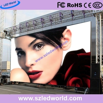 Long Lifespan Hanging/Fixed Outdoor Rental LED Display 140° Viewing Angle Synchronization Control